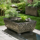 
Garden fish pond landscape rockery fountain balcony garden turtle pond courtyard villa Fengshui tank decoration flowing ornaments 6630 blue-gray flowing water landscape combination