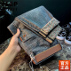 JEEP SPIRIT牛仔裤男士2024春秋印花修身小脚休闲水洗长裤子夏季新款 T698【灰蓝色】 33【140斤-150斤】