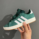 阿迪达斯（adidas）休闲鞋男女鞋2025夏季新款Grand Court Alpha 翻毛皮低帮情侣运动 IH6187绿色 42 (260mm)