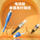Fiber-Fly Telecom-grade fiber optic jumper single mode single core SC/LC/FC/ST/single mode double core Low smoke halogen-free 9/125 environmentally friendly home fiber optic wire pig fiber LC-LC (single mode double fiber) 2 meters