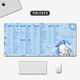 
Mouse pad large size 1200x600 super large cartoon cute office shortcut keys Customized learning desk pad keyboard pad 9902 Raspberry Bear 1000*500*5mm