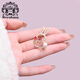 Royal sasa cute bunny corsage collar pin anti-exposure buckle personalized coat cute and sweet cartoon brooch accessories
