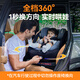 Asiento de seguridad infantil de Zhongba (Zhongba) para el automóvil de 0 a 12 años de edad, girando 360 grados, cojín de asiento de bebé conveniente