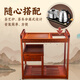 KAMJOVE solid wood mobile tea cart small tea table mobile tea table tea room boiling water tea cabinet fully automatic water supply tea cart household KW-6000 single tea cart