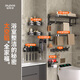Jiabangshou Lagerregal Badezimmer Badezimmer Wandlagerstange ohne Stanze Wall Hang Toilettenspüle dreieckiger Lagerregal Rack
