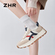 ZHR casual shoes for women in autumn retro sports thick sole shoes for women to increase height and make them look slimming shoes for women G686 Milan 36