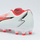 彪马（PUMA）官方 新款儿童天然草坪足球鞋长钉ULTRA PLAY FG/AG JR 107530 白-黑色-火红色-01 35