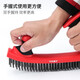 Wire brush, cultural grinding cleaning brush, long handle, rust removal brush, 10-inch EM3939 plastic handle, wire brush, 3*19 EM3937