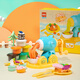 Deli -farbige Ton Nudeln Maschine Set Plastikine Ton handgefertigt DIY Clay Colored Clay Fun Spielzeuggeschenk- und Mädchen Kinder Schreibwaren Geburtstag Geschenk