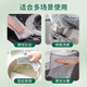 Double silver wire rag 3 layers thickened and enlarged steel wire rag non-stick oil kitchen pot and dishwashing steel ball cleaning cloth 8 pieces
