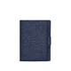 WILLIAMPOLO Paul Wallet Men's Short Canvas Personalized Wallet Creative Youth Driver's License Leather Case Multifunctional Small Card Holder Blue Short Style