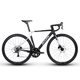 Xidesheng (XDS) Bicicleta de carretera RS360 SHIMANO DISCO DE ACELO DE ACELA DE 16 VELADAS Tambre de tambor Velocidad de la rueda de la rueda para adultos Silver negro 48 cm