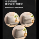 Chuangjingyixuan 2024 New Couple Room-in-Law Pillow to Raise Buttocks and Intercourse Pillow, Pregnancy Pillow and Buttocks Pillow to Raise Couple Room, Triangular Pillow Room Curie-Off-White (Removable and Washable-Collapse) 45Lx50Hx22Thickcm/Includes Round Pillow