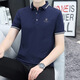 ZZANG / INS LUX LUXE LUXE LUXE MARQUE POLO CHIRT CHIRT CHIRT MEN'S NOUVEAU T-SHIRT BUSING LOBE BUSINE CASBOST COST OFFRY A12356M APPRICOT COLOR 2XL (recommandé 145-165jin [Jin est égal à 0,5 kg]))