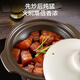 ASD casserole soup household high temperature resistant dry-roasted stew pot ceramic pot Cantonese style claypot rice wide mouth casserole 1.9L
