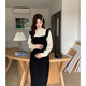 Shiliang Maternity Wear Осеннее платье свитер 2025 Новый модный костюм модная юбка Большого размера весенняя картинка 2xl