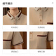 Beiluo Bing Silk Cleaning Workwear Short Sleeve Customized Summer Property Room Hospital Hotel Housekeeping Aunt Summer Printing Logo [Cool] MSHJ-9905 Cleaning Clothes Beige 2XL