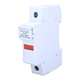 JCXDzhrdqRT1832X 10x38 500V690V 1P2P3P4P熔断器保险丝管底座 熔芯10A10X38mm20只