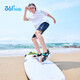361 children's sandals for summer men's middle school children's lightweight, breathable, cool and wear-resistant sports beach sandals Black 37