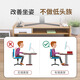 优必利  电脑增高架台式支架木质增高桌 多功能办公桌面键盘收纳显示器垫高底座笔记本置物架 5068竹木色