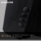 罗蒙【抗皱三件套】西服套装男士商务休闲职业修身西装马甲结婚礼服男