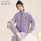 Gebaifen pajamas for women in autumn and winter coral velvet cardigan zipper set warmth thickened velvet can be worn on the outside sports home clothes H9717 women's velvet L (100-120Jin [Jin equals 0.5 kg])
