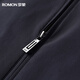 Luo Meng cotton coat men's autumn and winter cotton coat lapel thickened and warm young and middle-aged dad's cold-proof jacket cotton-padded jacket