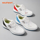 Southport golf shoes 25 autumn men's shoes are light and stable, using British Coats waterproof stitching, TPU soles, white and black, free socks with an order 42