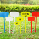 Shipton flat bevel plastic large ground label gardening label agricultural corn test field mark indicator sign combination 45cm large label 20*10 blue 10 sheets