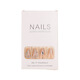 OULISI Hand-woven Armor Wholesale Medium-length Love Arrow Diamond Nail Plate Nail Patch Fake Nail Jelly Gum BY1048# Blush Arrow Diamond Phototherapy Wearing Tool Kit