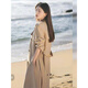 MODX Hong Kong gabardina para mujeres Mid-longitud de longitud 2024 Spring New Lapa Fashion Flowki British Style British Gabacha de alta gama S Peso 106-116