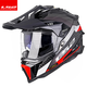 LS2 Fibre de carbone Fibre hors route Casque de moto de traction MOTOB MOTOBERS HOMMES ET FEMMES MOTOROCYCLE FOUR FOURSONS ANTI-FOG DOUBLE DUAL MX701 FIBRE DE CARBONE 6K-GRAY OUVRIR 4XL (63-64)