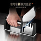Jiangxiju German knife sharpener multifunctional knife sharpener kitchen knife scissors sharpening stick manual household sharpening stone four-in-one knife sharpener