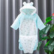 Disney (Disney) Newborn Baby Thickened Onesie, Quilt, Baby Outing Cuddle Clothes, Autumn Feet Plush Sleeping Bag, 5637 Cute Rabbit Cuddle Clothes, Pink 66 Recommended for 0-6 months clothing version, cut to size