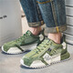 Mvpboy Laufschuhe Herren neuer Frühling Vielseitige Gelegenheitssportschuhe Herren Bottombag Vaters Schuhe Atmungsfreie Mesh Schuhe Herrenschuhe Sonnenschein C681 Green 43