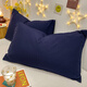 Lingyun 2024 new summer adult pillowcases are skin-friendly, breathable, non-pilling, one pair of pillowcases, navy 48*74, one pair