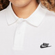 Nike Nike Мужская рубашка поло с короткими рукавами Новая простая и удобная спортивная футболка FN3894_100 Белый (Европа S