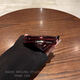 Electroplating burgundy wrinkled Huawei pocket 2 mobile phone case pocketS folding anti-fall bracelet p50 protective case wine red fold [single shell] Huawei p50pocket