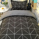 Derenxin Home Textiles Student dormitory quilt quilt set quilt cover bed sheet pillow cover pillow core mattress quilt core full set six-piece set multi-piece set combination dormitory upper and lower bunk single bed three-piece set Gentleman 1.0m bed six-piece set [three-piece set + pillow core + cotton pad + quilt core 5Jin [Jin equals 0.5 kg]]