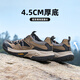 Camel (CAMEL) outdoor hiking shoes for men in summer new style breathable and comfortable hiking sports workwear shoes G14S342046 apricot color 42
