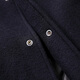 Siete Wolf Jacket Men's Lapel Woolen Wool Wool Wool Commuter Commuter Simple Slimming Wind-Probar Chaqueta individual ropa para hombres 102 (azul oscuro) -1733 Modelo 165/84a (M)