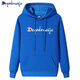 Champion Sweat-shirt de bon augure pour hommes et hommes avec coton à capuche Coton décontracté et polyvalent classique imprimé en veilt pull à sweat à capuche Couple de couple GJ9901-No Velvet-White M 80-105Jin [Jin est égal à 0,5 kg]