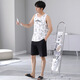 
Modal pajamas men's summer new style modal sleeveless vest casual simple large size dad's home clothes can be worn outside suit 1049 white XL 140-160Jin [Jin equals 0.5 kg]