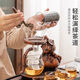 Junzhuang's new gourd glass automatic tea set set for home lazy magnetic induction teapot tea making artifact kung fu tea cup new gourd tea set