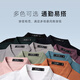 Sept Wolf [Ice Ammoniac Fense cool] T-shirt à manches courtes T-shirt masculin Business Casual Polo T-shirt Men's Abel Clothes Top 003 (Grey moyen) 1D1D30606137 XL 175 / 92A