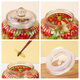 Baijie pickle jar glass sealed jar storage jar wine container large capacity 1250ML pickle jar pickle jar