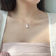 18K gold red agate gourd pendant color gold rose gold gold pendant clavicle chain necklace Chinese Valentine's Day gift 18K gold (single pendant) medium gourd (red agate)
