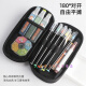 Banda Bear Dark Zone Conspicuous Pack Dark Zone Breakthrough Game Periphery Large Capacity Multi-function Pen I Bag Two-Dimension Cartoon Periphery Canvas Pen Bag Three-layer Large Capacity-B13751