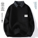 Boledi Winter estudiante de secundaria de 12 años de secundaria Big Children's Collar Sweater engrosado 13 suéter de niños 15 Séter adolescente R9905 Brown (con terciopelo) de alta calidad 160 m (recomendado 75-98 Jin [Jin iguala 0.5 kg])