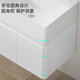 Deepened integrated ceramic washbasin small apartment bathroom bathroom cabinet combination small size washbasin mini 45x30 deepened basin main cabinet + mirror